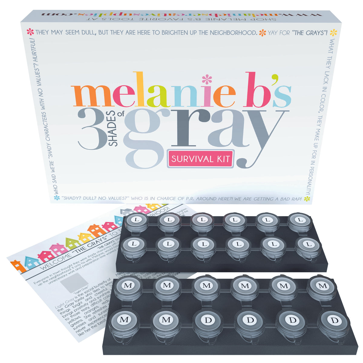 Melanie B's 3 Shades of Gray Survival Kit for PBN Opalberry