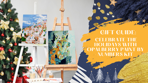 Gift Guide: Celebrate the Holidays with Opalberry Paint by Numbers Kit