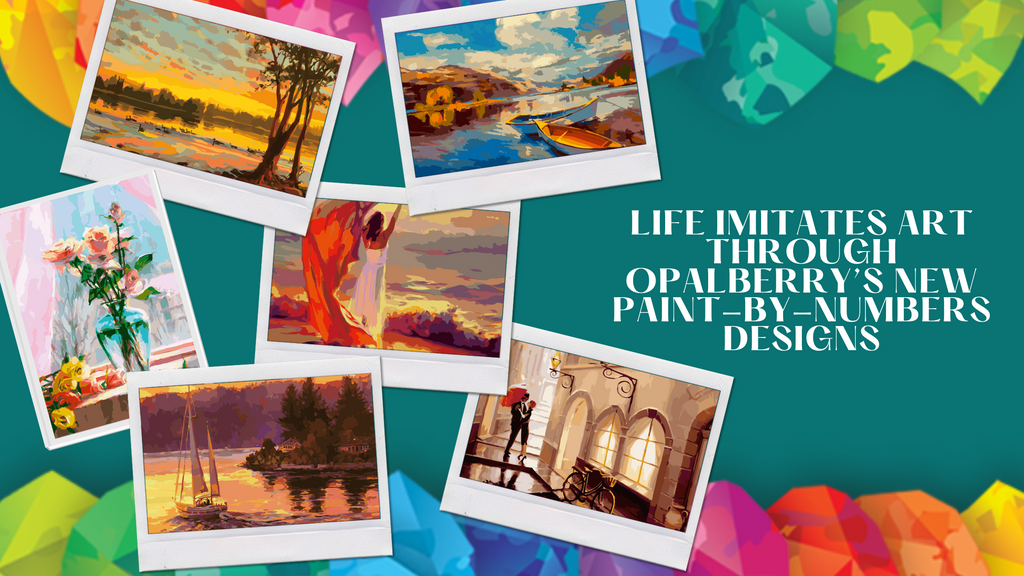 Life Imitates Art Through Opalberry’s New Paint-by-Numbers Designs